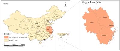 Quantitative analysis of ecological compensation in the Yangtze River Delta region based on the value of ecosystem services and ecological footprint